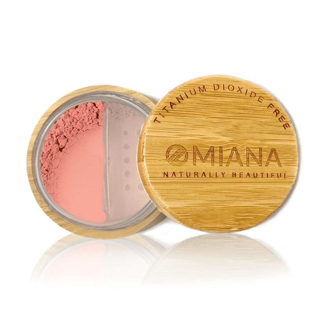 Omiana Beauty Blush Loose Powder Mineral Blush - Titanium Dioxide-Free, Mica-Free, & More!