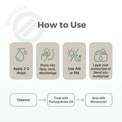 Omiana Natural Cosmetics Oil Moisture Balance Hyaluronic Serum – Lightweight, Hydrating Serum for Sensitive Skin
